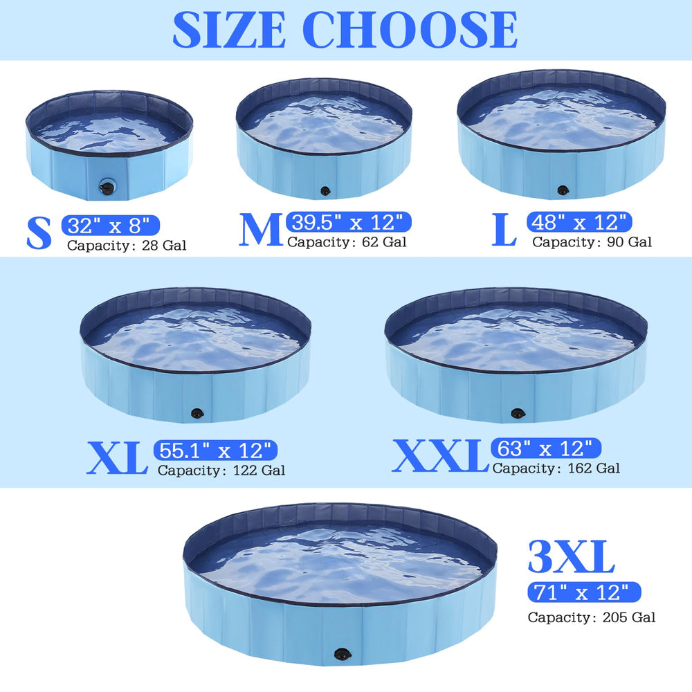 Piscina plegable Eooqi para niños, disfrutando del verano en casa.