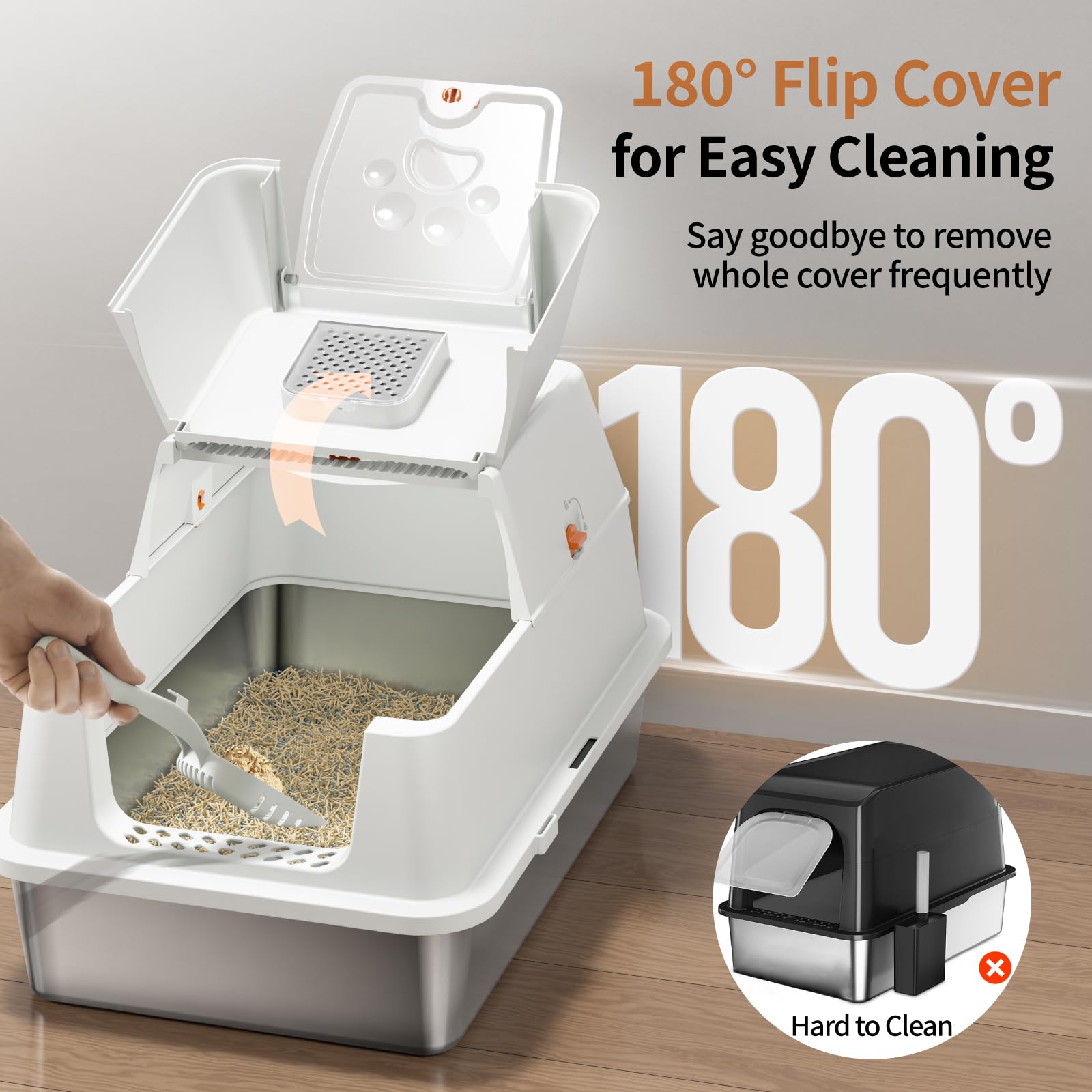 Caja EOSARCU XL con dimensiones 24x16x16 para gatos grandes