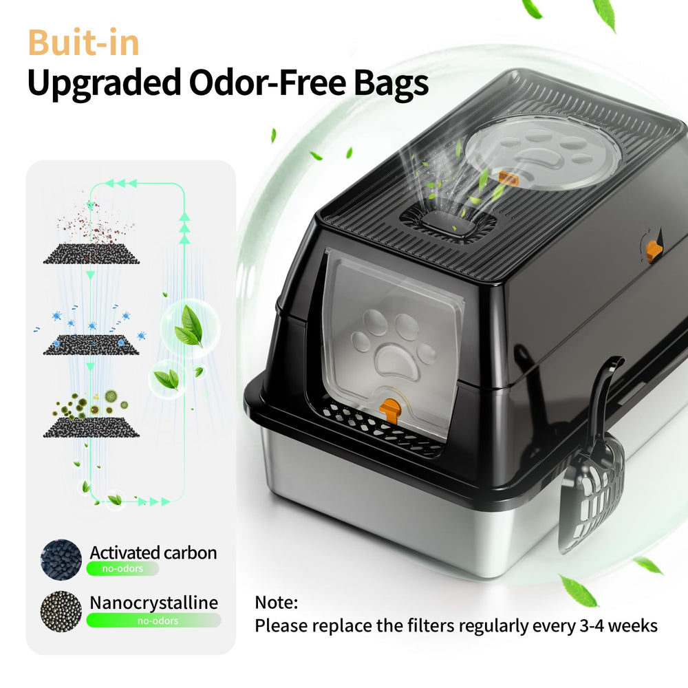 Dimensiones grandes de la Eosarcu XL para gatos grandes.