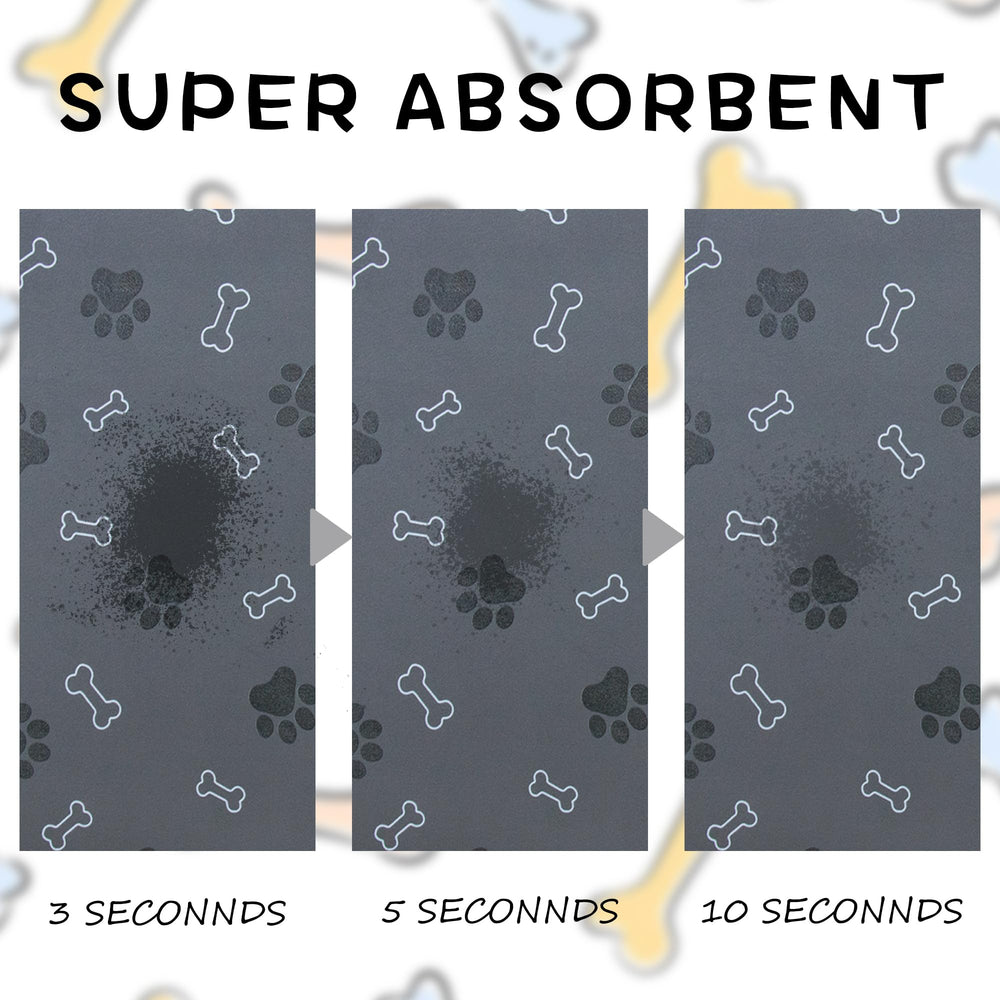 Alfombrilla EP Jeans absorbente, secado rápido para agua y comida.