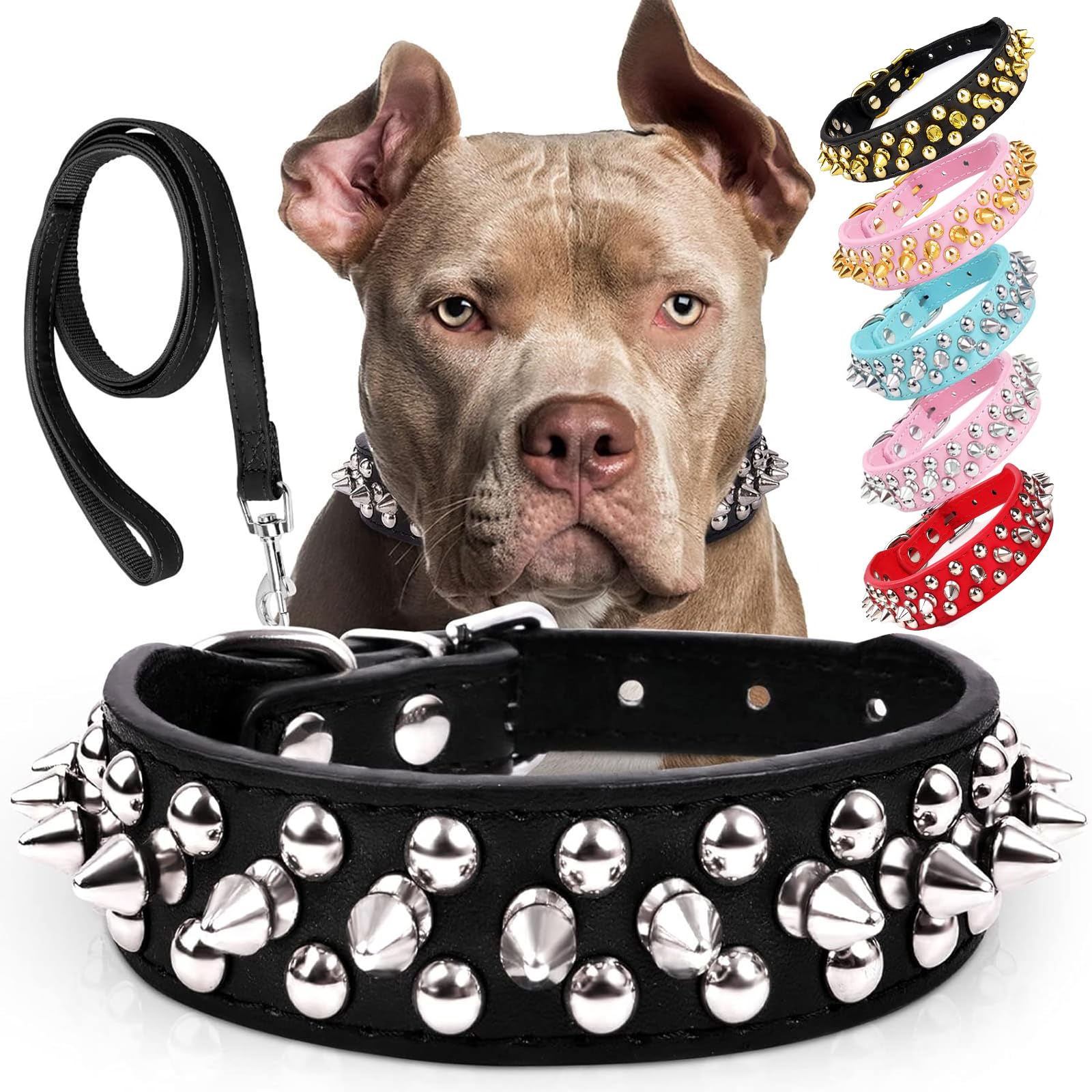 Collar Epesiri para perro mediano con correa incluida, cómodo y versátil.