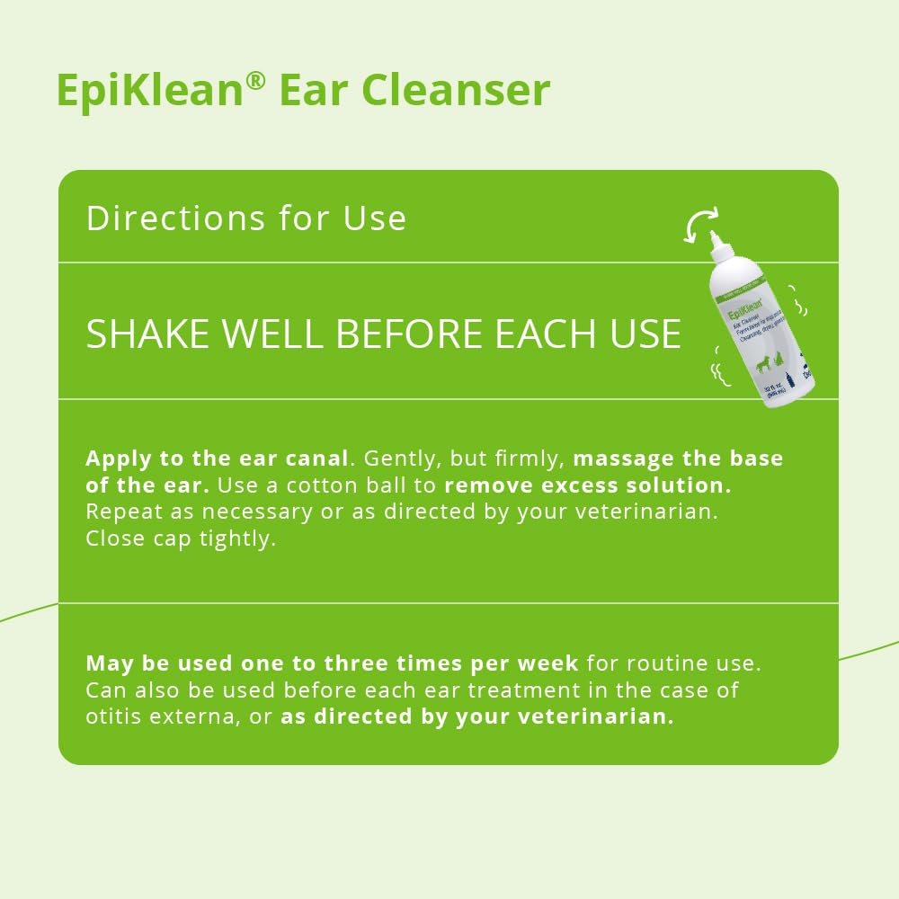 Remoción de residuos en oídos con EpiKlean Ear Cleanser.