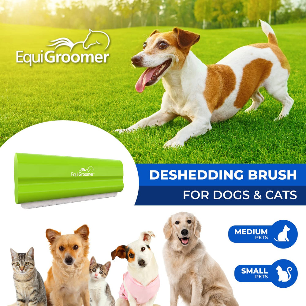 EquiGroomer EasyGroomer deslanado pelo largo, ayuda a reducir el pelo suelto.