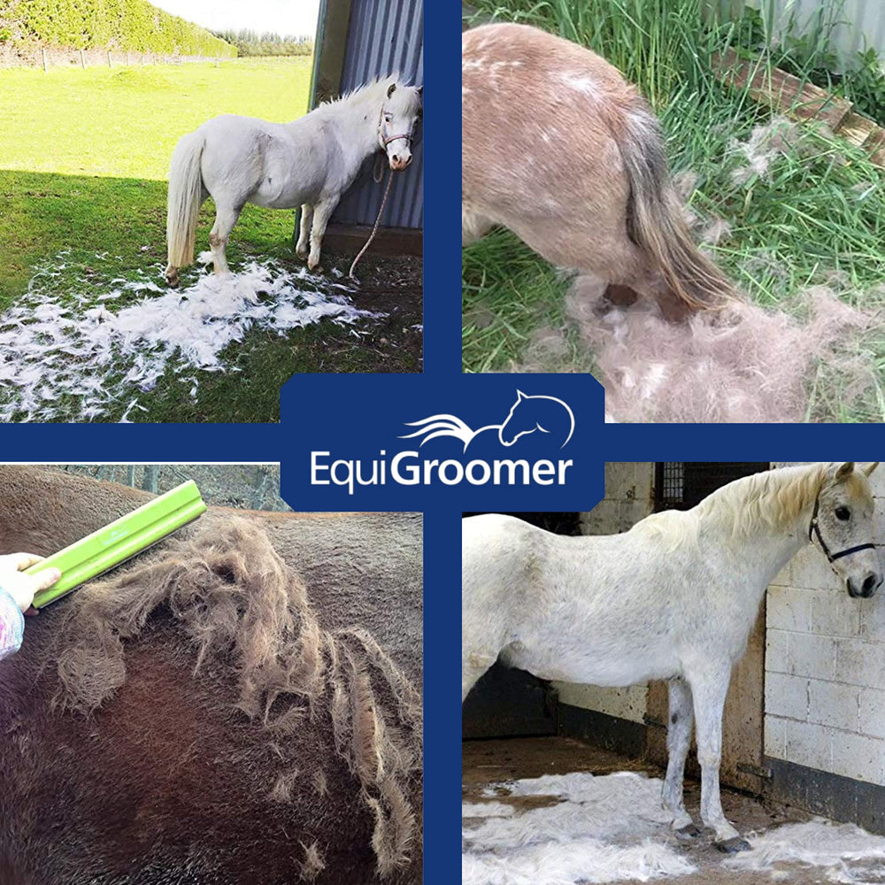 EquiGroomer: uso constante durante toda la temporada para mejores resultados.