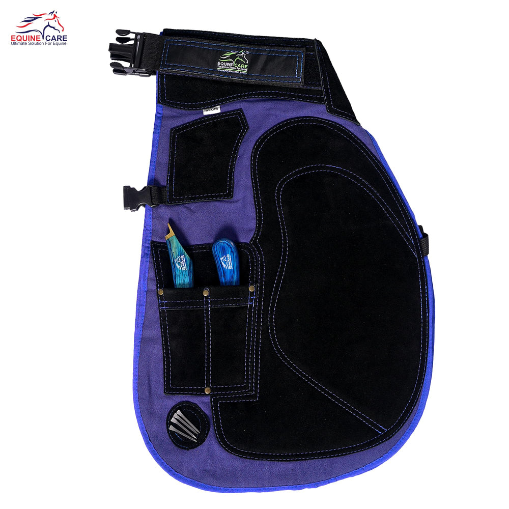 Equine Care Delantal con imanes para clavos: acceso rápido a las piezas.