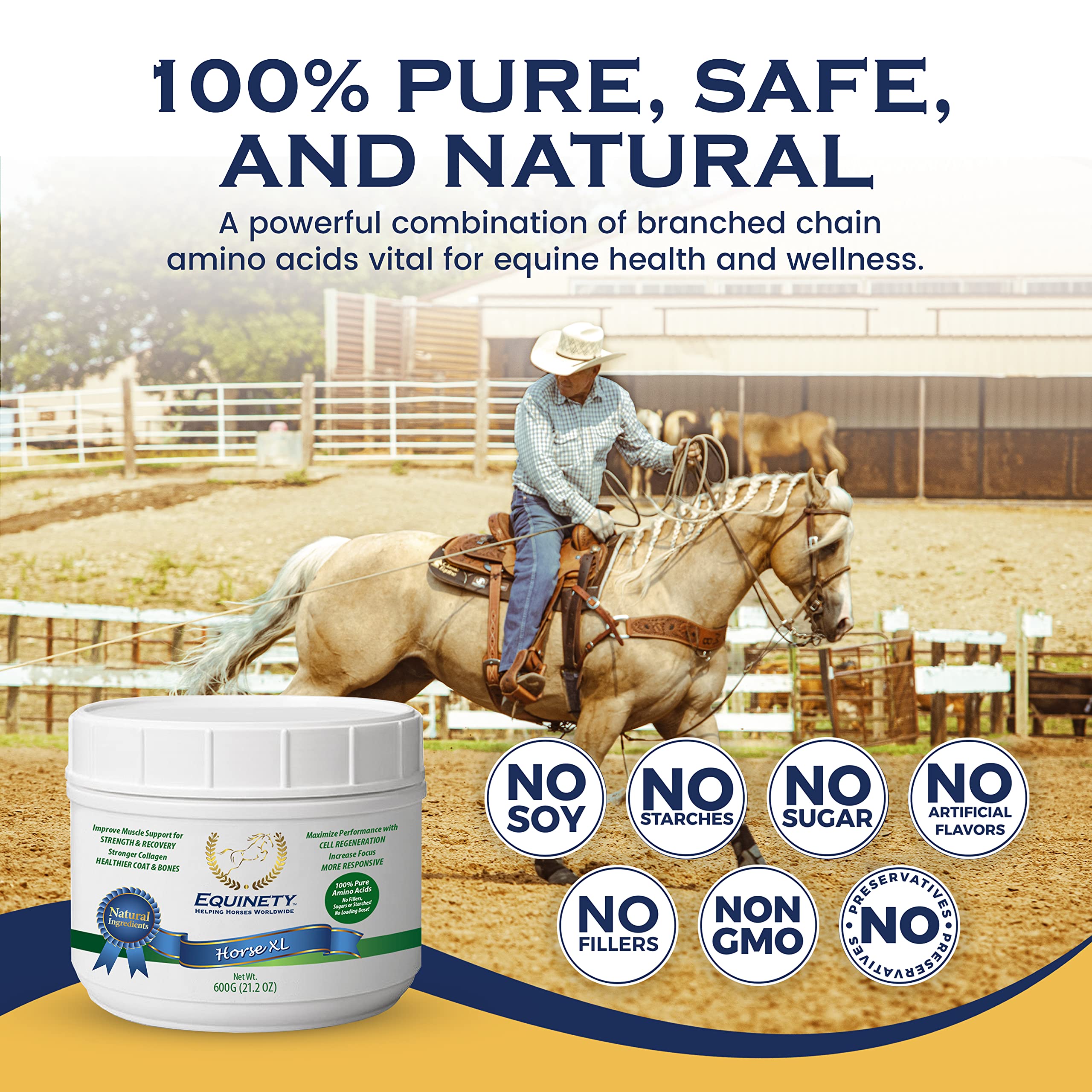 Equinety Horse XL, caballo en actividad gracias a posible impulso de movilidad y enfoque.