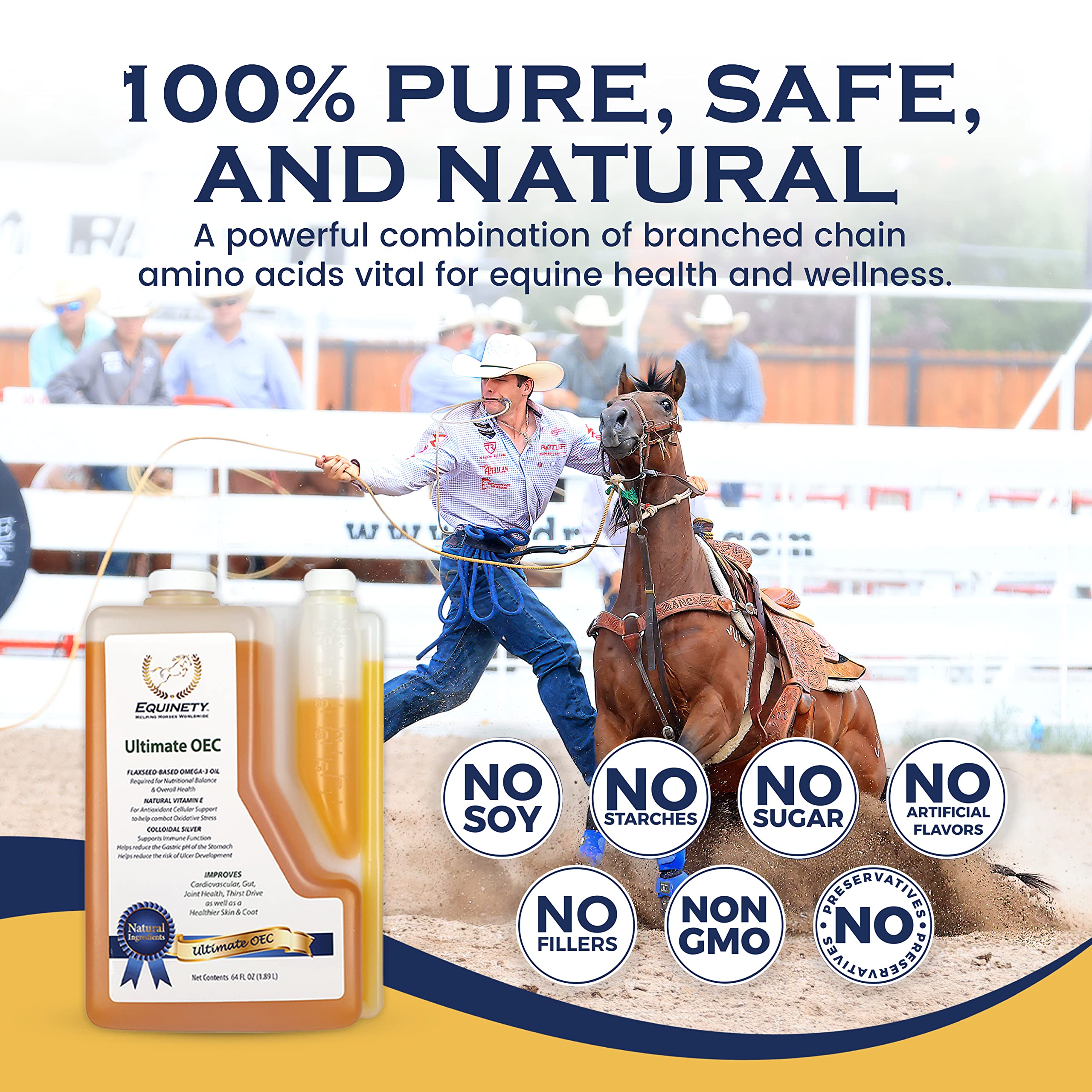 Equinety Ultimate OEC salud intestinal y casco saludable con uso diario.