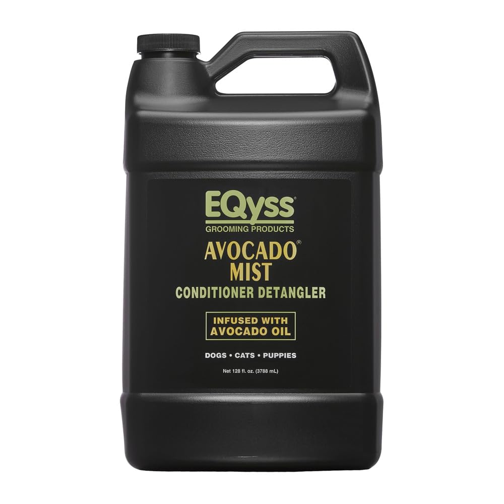 Eqyss Avocado Mist: desenredado fácil para un pelaje suave y manejable.