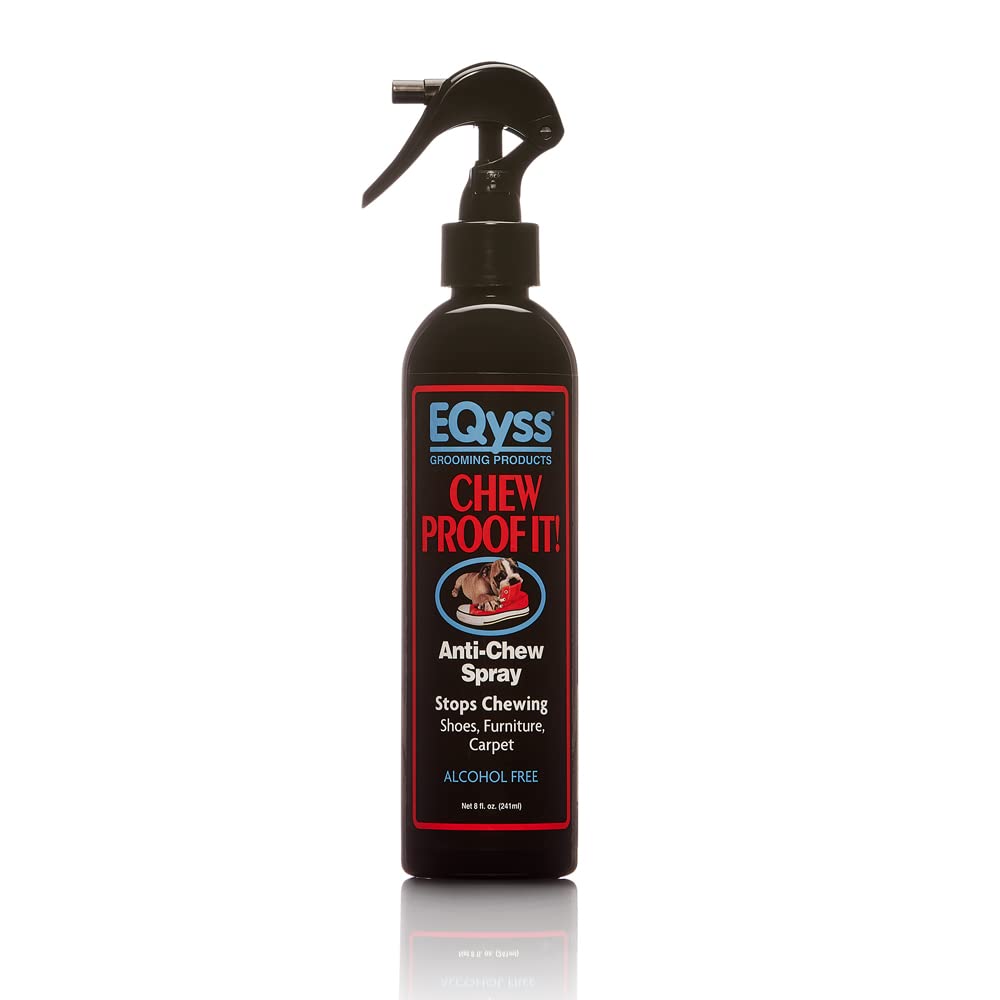 Eqyss Chew Proof It! botella en spray para disuadir mordisqueo en zapatos