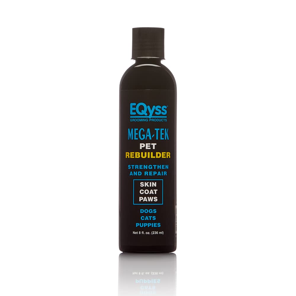 Eqyss Mega-Tek Rebuilder fortalece el pelaje seco con efecto renovador