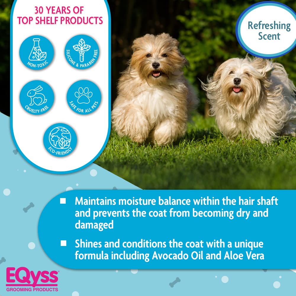 Eqyss Avocado Mist Mascotas: acondiciona suavemente y reduce estática durante el día.