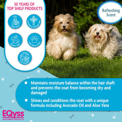 Eqyss Avocado Mist Mascotas: acondiciona suavemente y reduce estática durante el día.