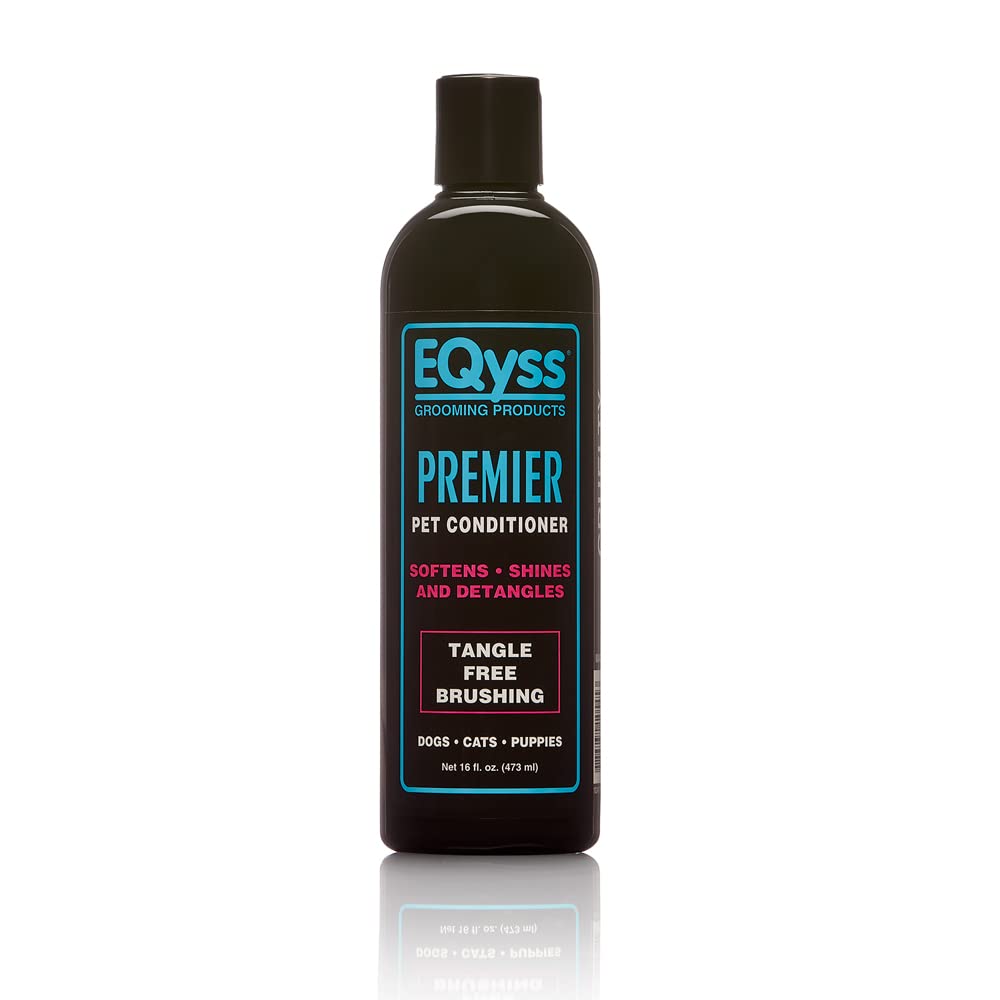 Eqyss Premier Pet Conditioner: botella vertido para una aplicación suave y pelaje sedoso