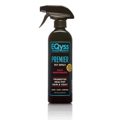 Eqyss Premier Pet Spray: aplicación en el pelo para hidratar y acondicionar.