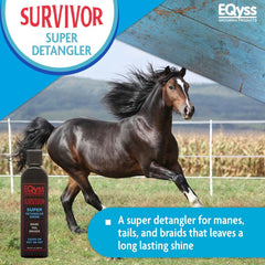 Eqyss Survivor cola desenredada reduce nudos y tirones al peinar