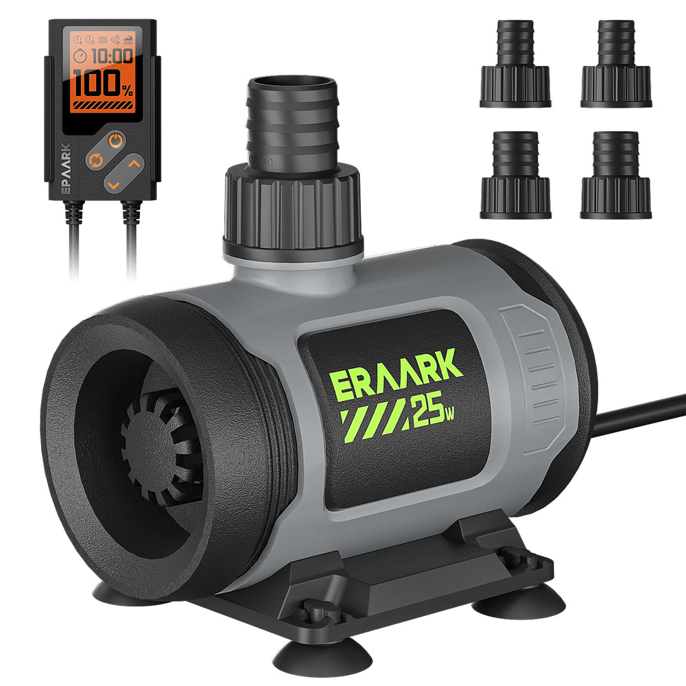 Bomba ERAARK 650GPH sumergible, ideal para acuarios y estanques