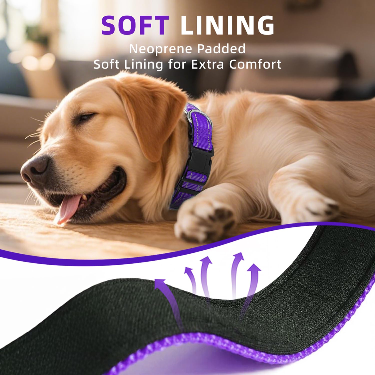 Acolchado suave de neopreno Erbine que reduce rozaduras durante el descanso