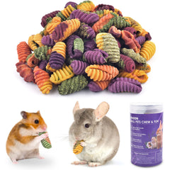 ERKOON Delicias Chinchilla masticables para mantener dientes sanos y entretenimiento diario.