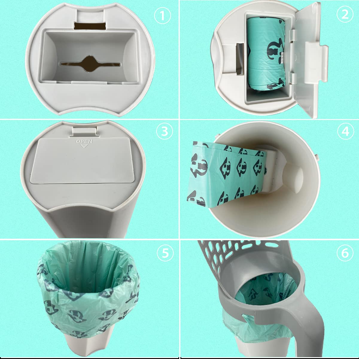 Esamploe incluye 215 bolsas para basura para uso diario.