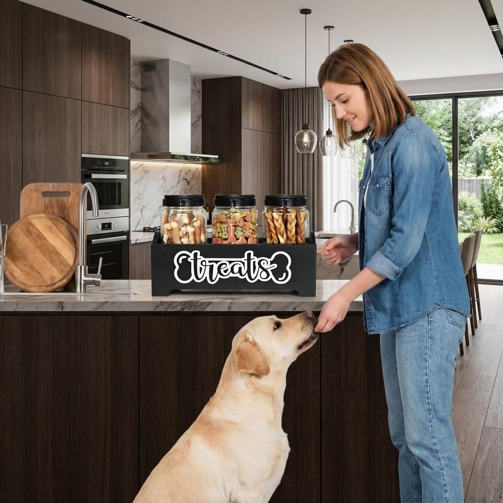Esbainia: almacenamiento ecológico para mascotas en madera.