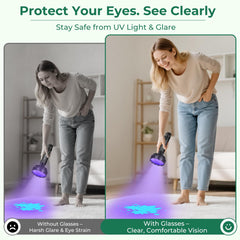 Brillo extremo de ESCO LITE UV para cubrir áreas grandes.
