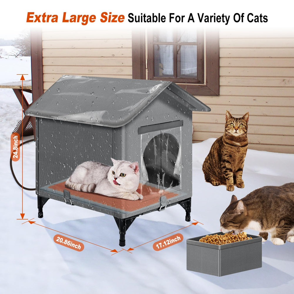 Esnendir cama gato espacio amplio: interior cómodo para varias siestas