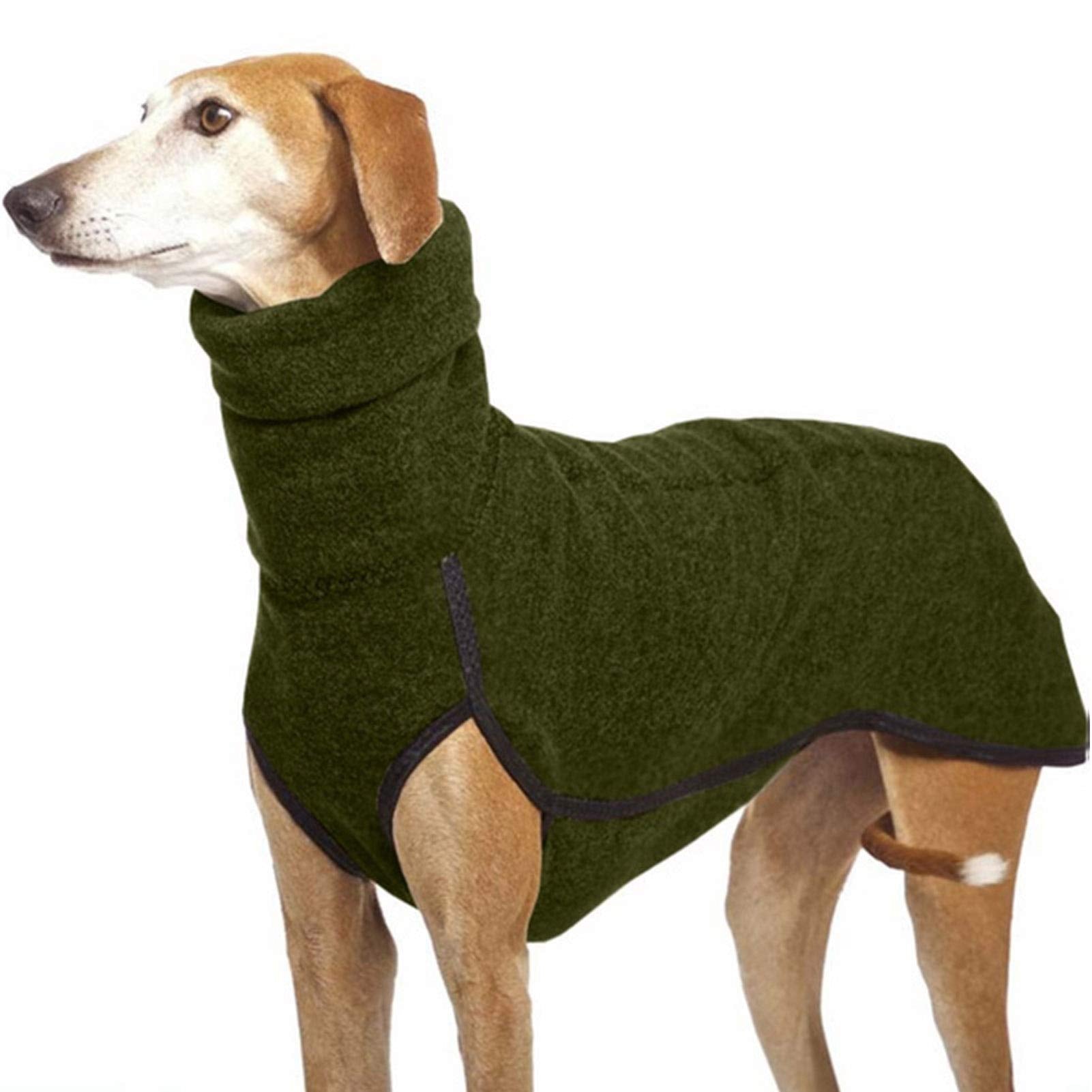 Esobo abrigo de fleece cálido para perro, ideal para paseos fríos.