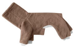 Esobo chaqueta de invierno para perro, vista dorsal, protege cuello y espalda del frío.
