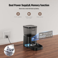Fuente de energía dual de Espelho para no perder comidas.