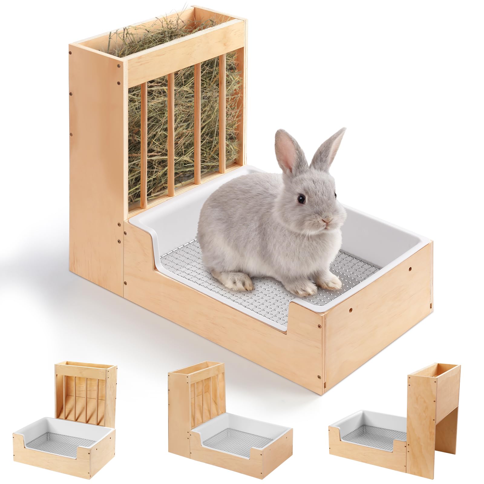 Essenhome heno-2en1: alimentación ordenada y práctica para mascotas pequeñas