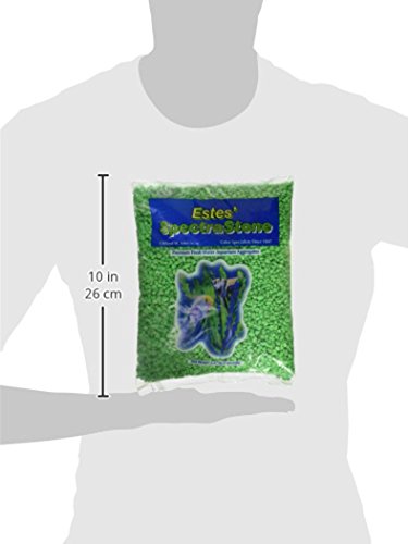 Empaque de 5-lb de Permaglo verde, opción duradera para acuarios.
