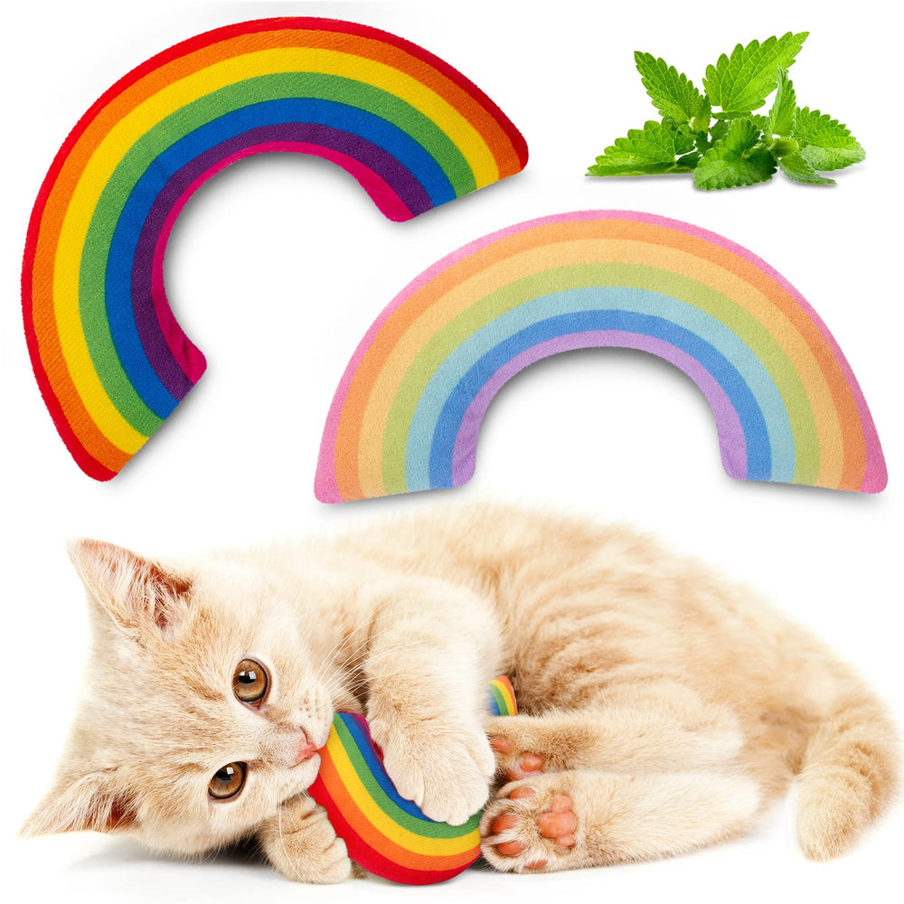 ETEKYER hierba gatera para gatos de interior, fomenta juego activo.