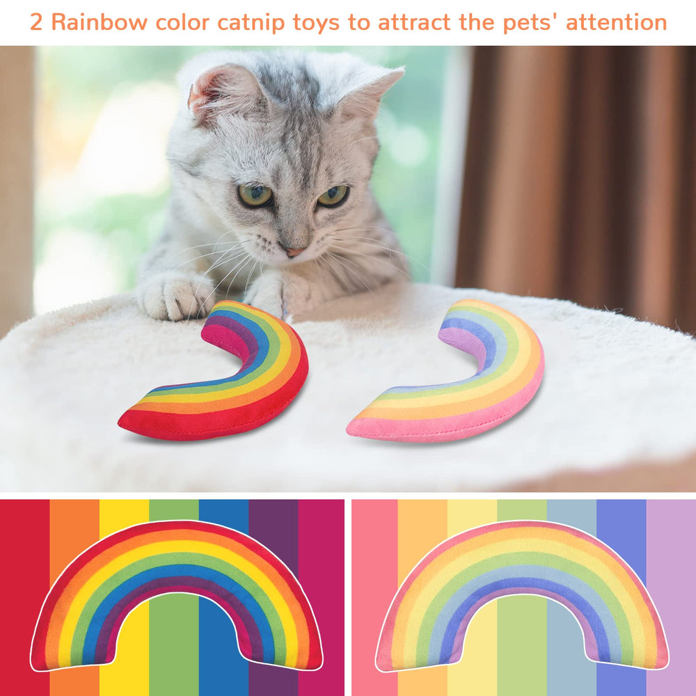 ETEKYER Regalo para gatos arcoíris, perfecto para sorprender.
