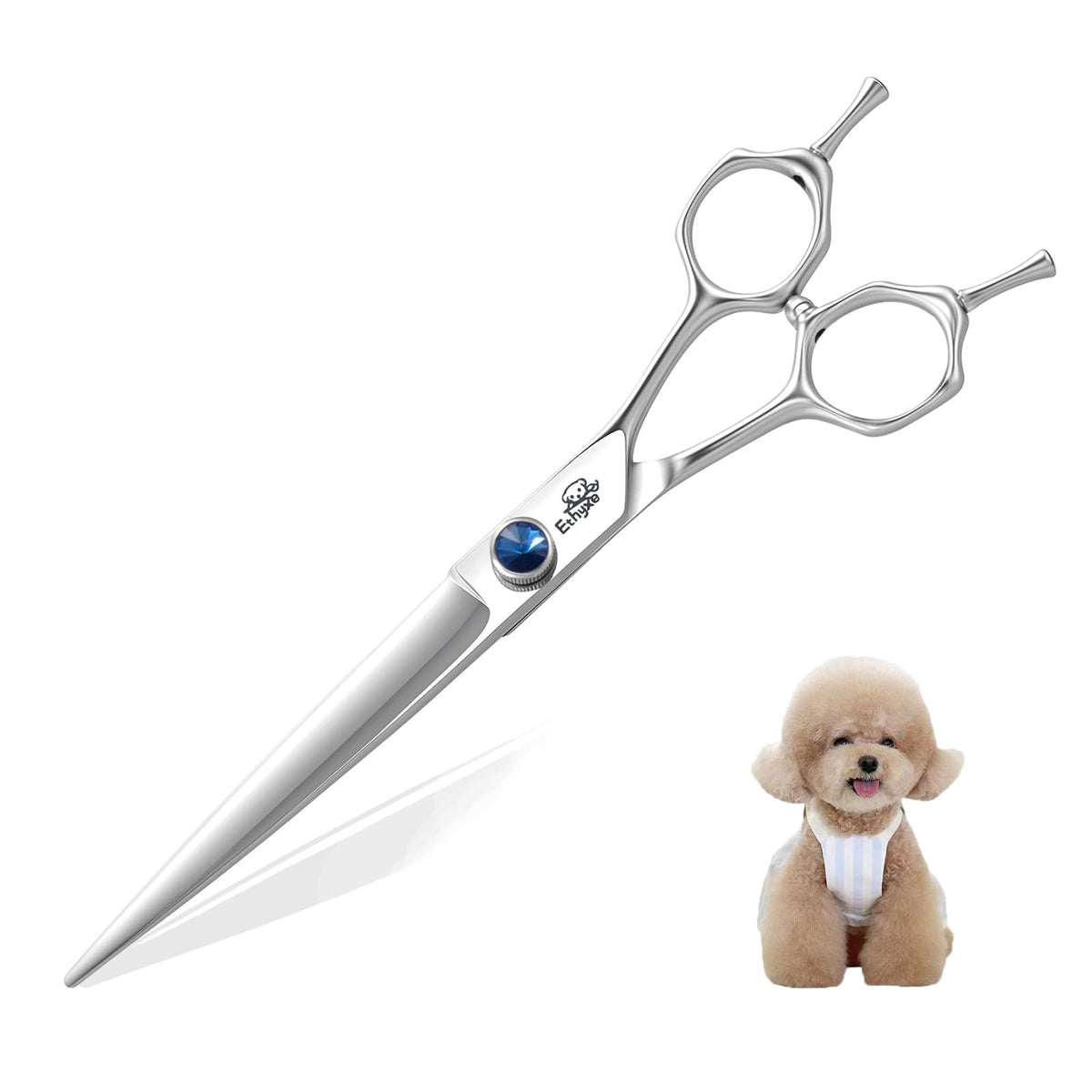 Tijeras Ethyxe de 7 pulgadas para un corte preciso en mascotas.