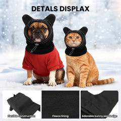 ETOFIXEE gorro para perro con forro polar suave: confort y calor en salidas.