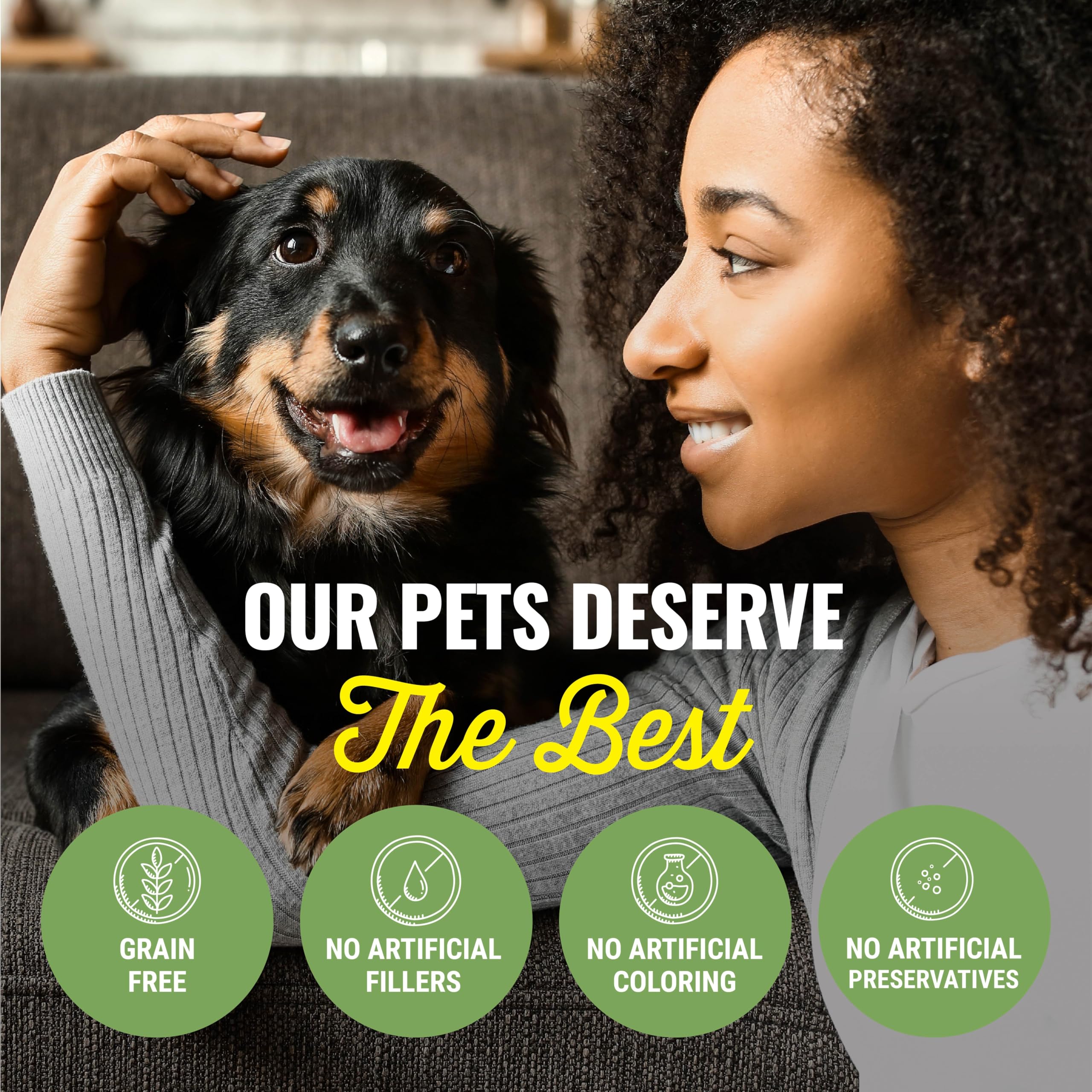 etta says! Deluxe Crunchy Dog Chews ingredientes naturales para masticación segura