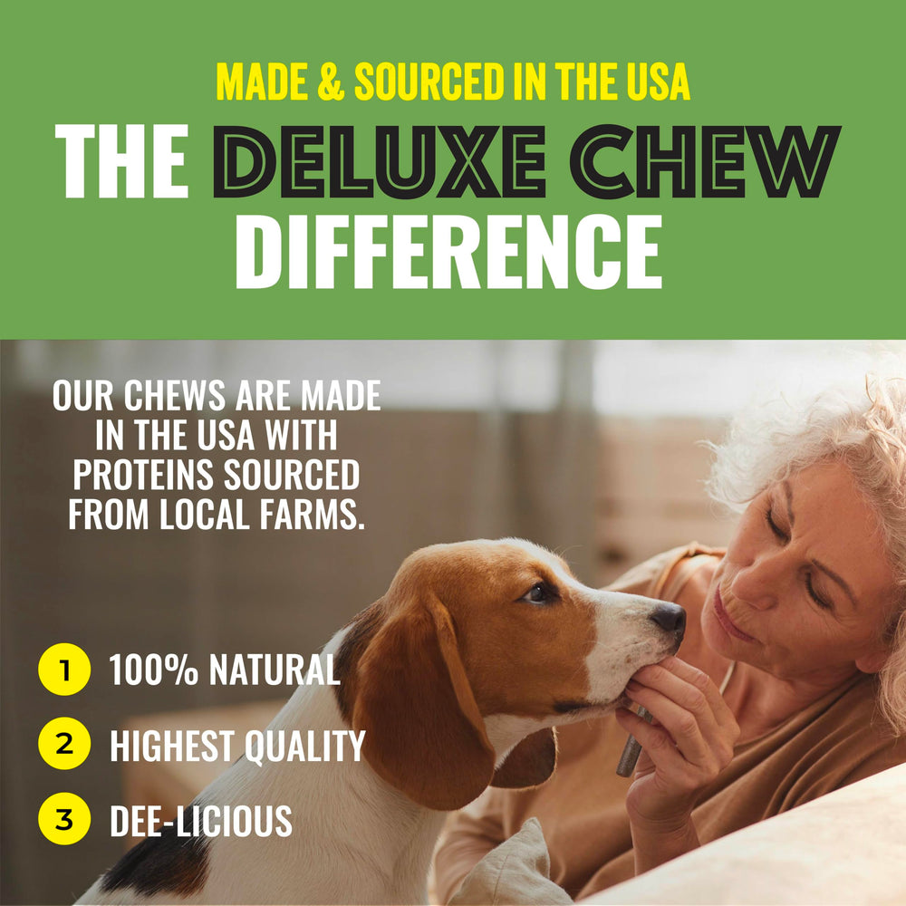 etta says! Deluxe Crunchy Dog Chews tamaño 7” para perros medianos y grandes