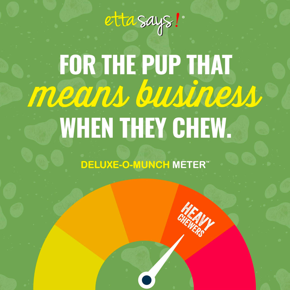 etta says! Deluxe Crunchy Dog Chews paquete de 12 para uso prolongado