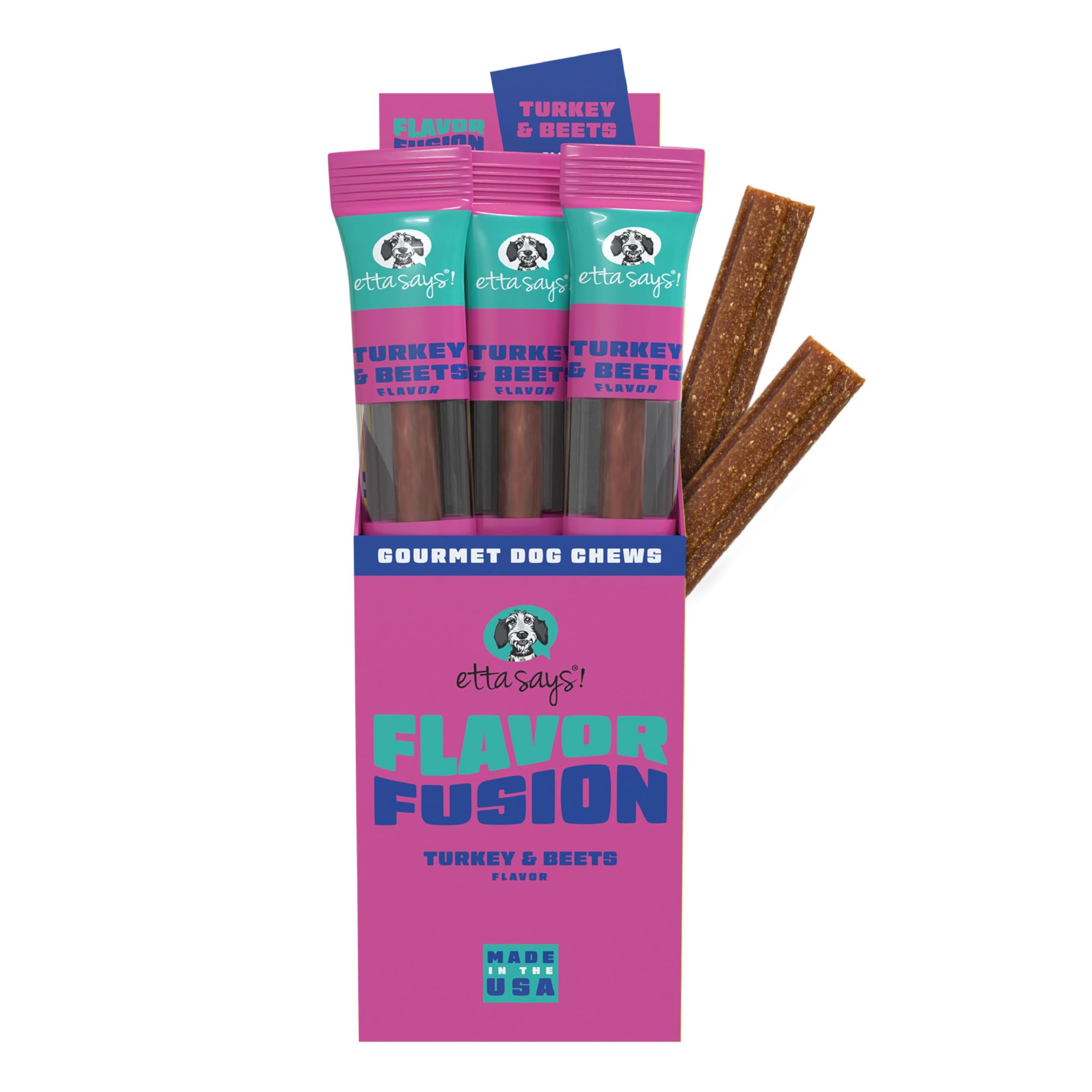 etta says! Flavor Fusion empaque de 12 unidades para perros, mantiene frescura
