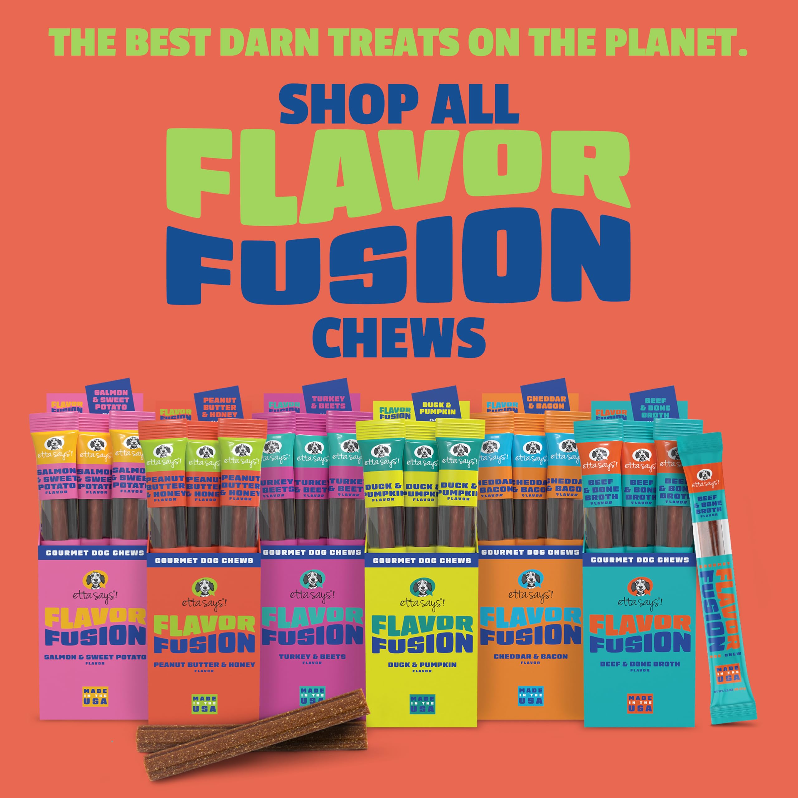 etta says! Flavor Fusion presentación de 12 unidades: compra conveniente para perros