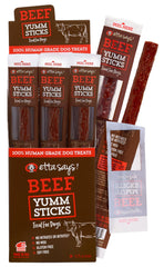 etta says! Yumm Sticks empacado individual para mantener la frescura entre meriendas.