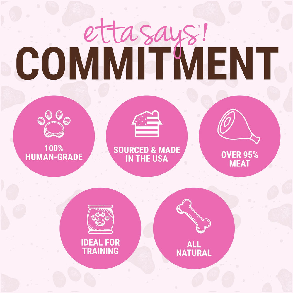 etta says! Yumm Sticks, ingredientes 100% naturales, sin conservantes artificiales