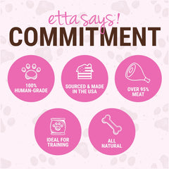 etta says! Yumm Sticks, ingredientes 100% naturales, sin conservantes artificiales
