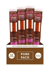 etta says! Yumm Sticks jerky de cerdo para perros, recompensa sabrosa para entrenamiento
