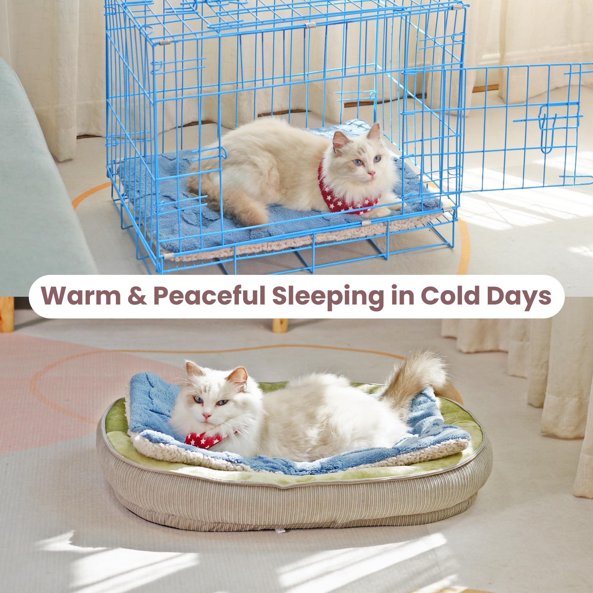 EursurePet cama lavable a máquina, limpieza fácil y rápida.