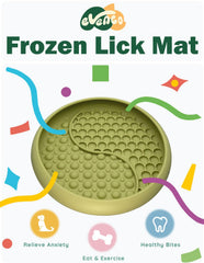 Evenco Lick Mat con textura estimulante para lamido calmante.
