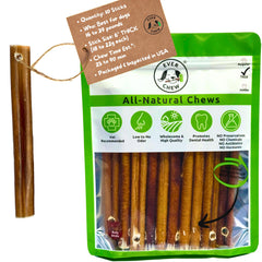 EverChew bully-stick refill de 6 pulgadas pack: masticación prolongada.