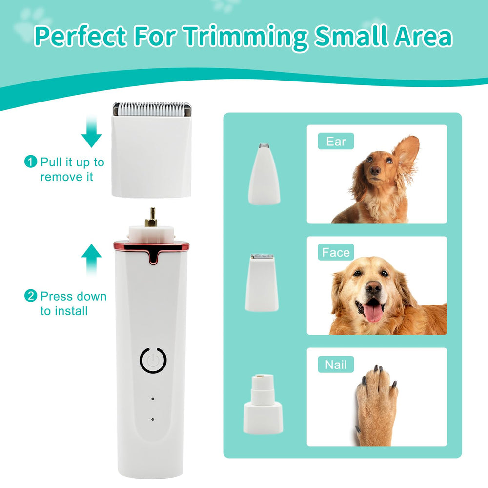 Clipper silencioso EverZenHub con menos estrés para mascotas nerviosas.