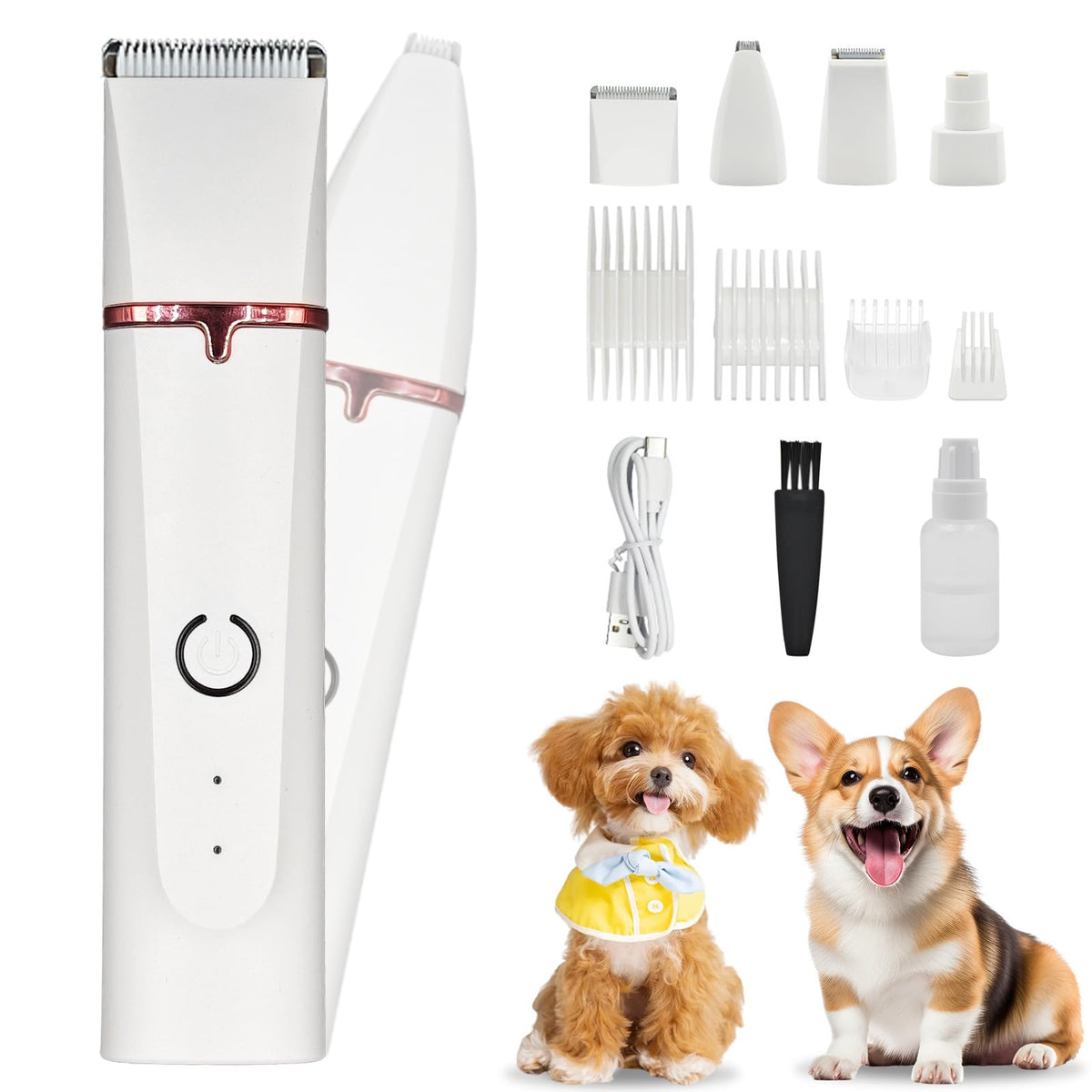 EverZenHub kit de peluquería para perros con cuchilla cerámica de alta precisión.