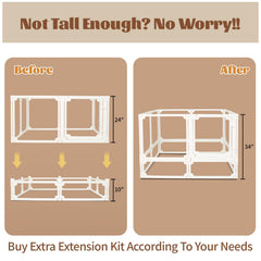 EVOTAILS FlexiSpace vista transparente de acrílico para vigilar a tu mascota.